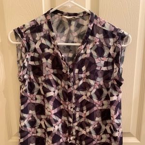 Rebecca Taylor SL Geometric Top!